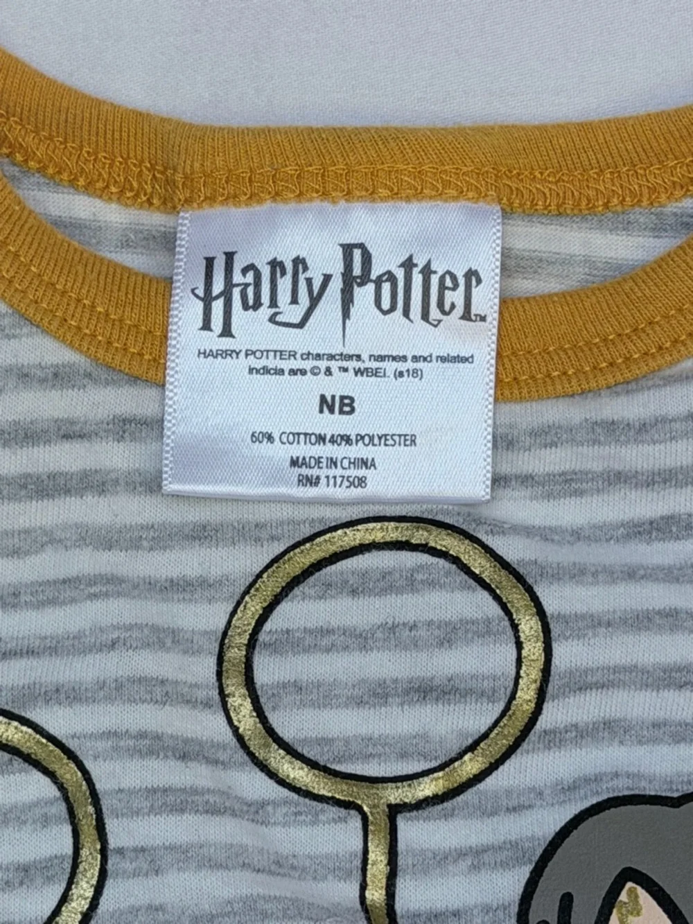 Warner Bros. Striped 'I'm a Keeper' One-Piece Bodysuit - Yellow Trim